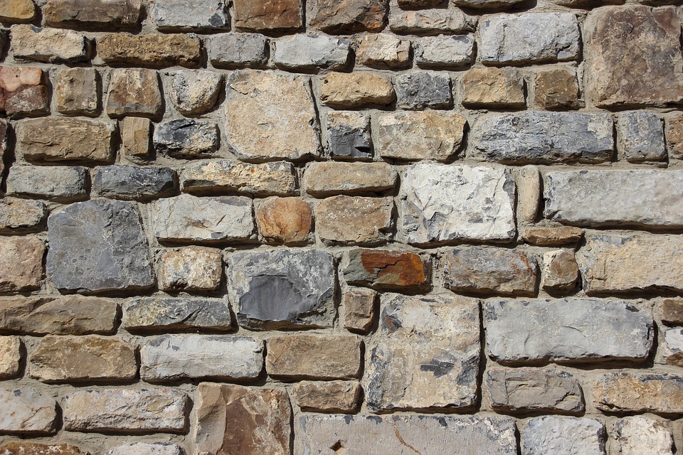 cleaned masonry stone wall example
